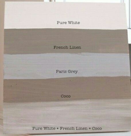 Annie Sloan chalk paint in Coco or French Linen for my China hutch Annie Sloan Chalk Paint Colors, Annie Sloan Colors, Chalk Paint Colors, Chalk Paint Projects, Paris Grey, Annie Sloan Paints, Annie Sloan Chalk Paint, Chalk Paint Furniture, Paint Samples