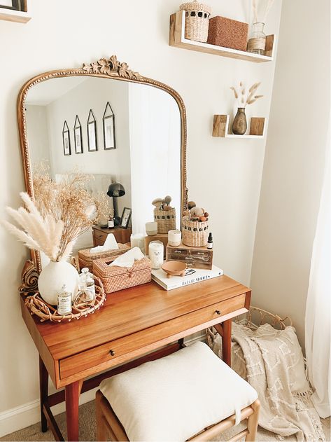 Shop Fdit Brown Rattan/Cane/Woven … and other curated products on LTK, the easiest way to shop everything from your favorite influencers. Mid Century Mini Desk, Anthropologie Decor, Makeup Vanity Decor, Rattan Cane, Mini Desk, Creative Bedroom, Diy Vanity, Vanity Room, Glam Room