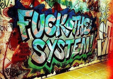 Anti-establishment graffiti Graffiti Quotes, Art Graffiti, Graffiti Lettering, Street Art Graffiti, Black Culture, Artsy Fartsy, Graffiti Art, Creative Inspiration, We Heart It