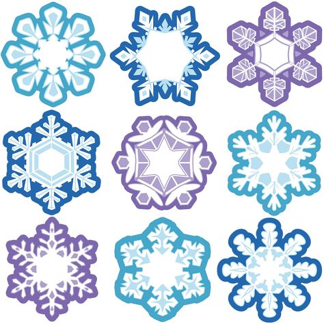 PRICES MAY VARY. Snowflake Cutout Decorations: you will receive 90 pieces winter paper cuts which include 9 different styles of snowflakes with the size of 5.91 x 5.91 inches, 10 pieces for each style, and a total of 120 pieces adhesive glue points in package; The lovely and adorable snowflake patterns will be very eye-catching decorated on your home, classroom, etc. easily arising interests and adding a warm and festive atmosphere Cute Winter Themed Designs: the holiday cutouts contain 9 differ Bulletin Board For Classroom, Holiday Classroom Decorations, Bulletin Board Tree, Halloween Classroom Decorations, Winter Bulletin Board, Homeschool Holidays, Winter Party Themes, Winter Bulletin, Christmas Name Tags