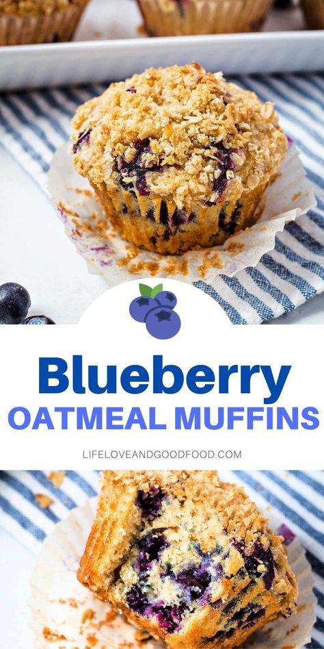 Blueberry Oatmeal Muffins Oatmeal Berry Muffins, Blueberry Muffins Oatmeal, Muffins With Blueberries, Muffins Oatmeal, White Vinegar Cleaning, Muffins Blueberry, Blueberry Oatmeal Muffins, Blueberry Oat, Oat Muffins