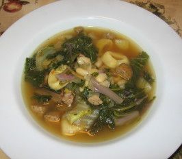 Tortellini Kielbasa Soup, Tortellini Kielbasa, Tortellini Kale Soup, Kale Tortellini Soup, Kale Tortellini, Kielbasa Soup, Fried Sausage, Asiago Cheese, Kale Soup