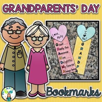 Name Label Design, Grandparents Day Songs, September Writing Prompts, Grandparents Day Activities, September Writing, Acrostic Poems, September Crafts, Grandparents Day Crafts, Acrostic Poem