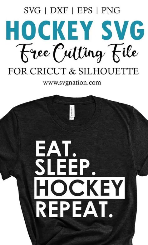 Free Hockey Svg Files For Cricut, Hockey Svg Files Free, Hockey Svg Free, Hockey Cricut Projects, Hockey Cricut, Hockey Swag, Hockey Silhouette, Hockey Clipart, Funny Hockey Shirts