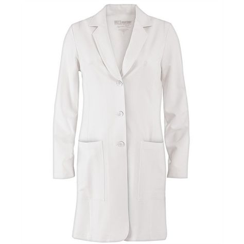 Grey's Anatomy Signature Women's Lab Coat | Barco Scrubs ❤ liked on Polyvore featuring outerwear, coats, scrubs, hospital, lab coat, trabalho and white coat Women's Lab Coats, Women's Lab Coat, Doctor Coat, White Lab Coat, Doctor Scrubs, Greys Anatomy Scrubs, Uniform Advantage, Stretches For Flexibility, Lab Coats