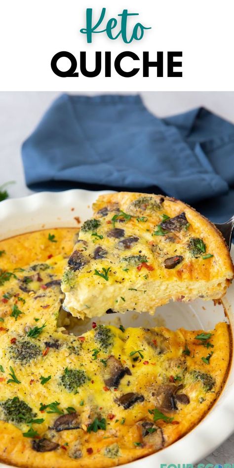 Crustless Keto Quiche is a low-carb, filling egg dish that is as delicious as it is impressive. This keto recipe is versatile enough to suit any flavor preferences and is perfect for a family meal or a special event. You can add your favorite protein and veggies to make this keto quiche recipe your own. Keto Breakfast Quiche, Keto Quiche Recipes, Keto Quiche, Family Breakfast Recipes, Keto Dishes, Breakfast Quiche, Quiche Recipe, Crustless Quiche, How To Cook Ham