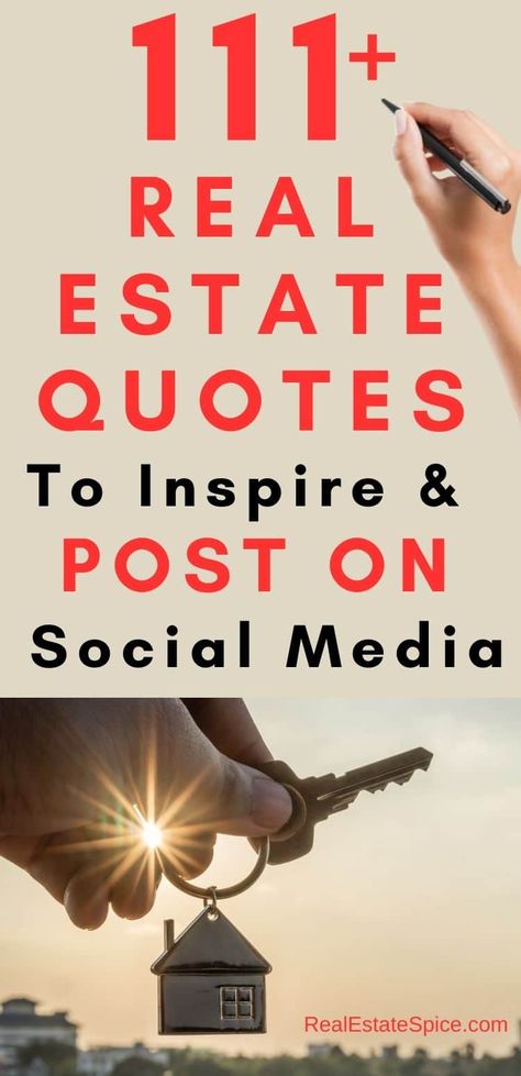 100+ Real Estate Quotes: Inspiring & Social Media Worthy! Real Estate Quotes For Buyers, Positive Real Estate Quotes, Inspirational Real Estate Quotes, Realtor Marketing Ideas Quotes, Motivational Quotes Real Estate, Social Media Posts For Real Estate, Motivational Quotes For Real Estate, Real Estate Fun Facts Social Media, Motivational Real Estate Quotes