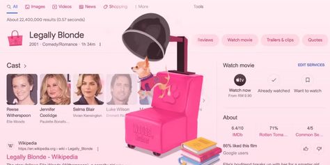 Google is well-known for being packed with Easter eggs for keen-eyed users. But did you know there are some movie and TV related ones? Google Easter Eggs, Elle Woods, Hbo Series, Movie Titles, Comedy Films, Pink Handbags, Video News, Easter Fun, Character Names