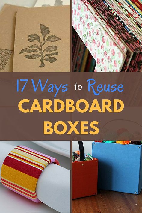 Instead of throwing your cardboard in the recycling bin, reuse it in one of these great DIY projects for the home. Bin Storage Ideas, Recycling Bin Storage, Reuse Cardboard Boxes, Cardboard Box Storage, Recycler Diy, Cardboard Box Diy, Recycle Cardboard Box, Cardboard Creations, Carton Diy