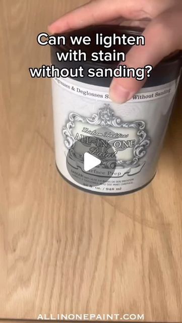 ALL-IN-ONE Paint by Heirloom Traditions on Instagram: "So you’ve seen us darken kitchen cabinets using #allinonestain without sanding but you’re wondering if you can lighten your kitchen cabinets without sanding???? Of course you can! No sanding or sealing required when you use #allinonepaint products! Comment TUTORIAL for more how to’s. #heirloomtraditionspaint #cabinetstaining #kitchenmakeover #kitcheninspo #stainingtips #stainingcabinets #cabinetstaining" No Sanding Cabinet Painting, How To Lighten Cabinets, Heirloom Traditions All In One Paint Gel Stain, How To Lighten Honey Oak Cabinets, Heirloom Traditions All In One Paint, Gel Stain Kitchen Cabinets, Dark Stained Cabinets, Stain Furniture, Stained Kitchen Cabinets