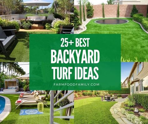 Backyard With Astroturf, Turf Backyard Ideas Outdoor Living, Astro Turf Backyard Ideas, Artificial Turf Backyard Ideas Modern, Backyard Astroturf Ideas, Yard Turf Ideas, Backyard Landscaping Artificial Turf, Backyard Fake Grass Ideas, Turf Landscape Design