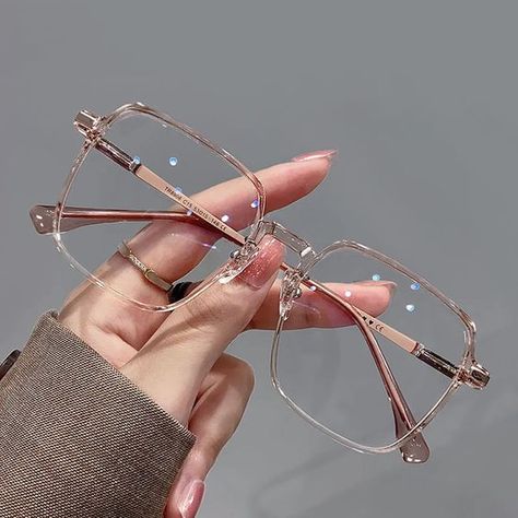 Large Frame Glasses, Anti Blue Light Glasses, Kacamata Fashion, Blue Light Glasses, Computer Glasses, Fashion Eyeglasses, Womens Glasses, Eyewear Accessories, Eyewear Frames