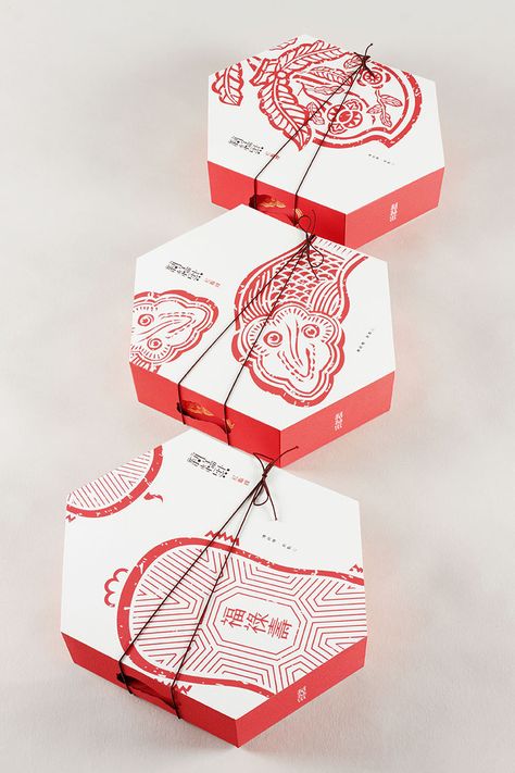 New Bakery Products on Packaging of the World - Creative Package Design Gallery Chinese Packaging Design, Chinese Branding, Chinese Packaging, Chinese Desserts, Chinese Snacks, Architecture Restaurant, Bakery Products, Design Café, Modern Packaging