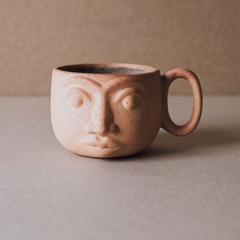 Ceramic Mug With Face, Ceramic Pinch Pots, Pottery Inspo, West Elm Kids, Mexican Heritage, Pueblo Pottery, Stoneware Dinnerware Sets, Ceramics Ideas, Face Mug