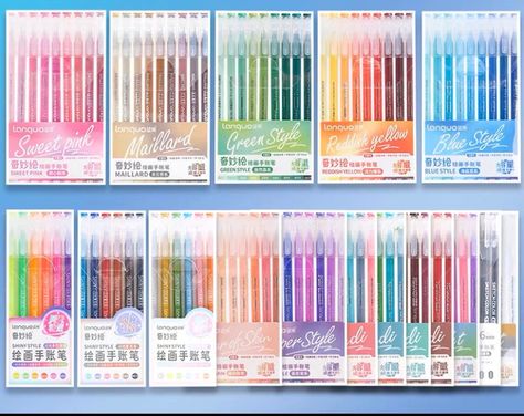 135pcs Languo color gel pen set 0.5mm 135pcs/ 99pcs/48pcs Morandi Gel Pen Art, Gel Pen Art, Gel Pens Set, Marker Set, Markers Set, Marking Tools, Pen Tool, Pen Art, Ballpoint Pens