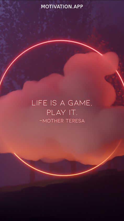 It Wallpaper, Life Is A Game, Motivation App, Trust No One, Positive Quotes Motivation, Mother Teresa, Game Play, Be Yourself Quotes, Games To Play