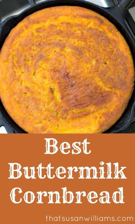 Southern Cornbread Recipe Buttermilk, Creole Cornbread Recipe, Baked Cornbread Recipe, Home Made Cornbread, Cornbread Without Buttermilk, Buttermilk Cornbread Recipe, Corn Cornbread, Buttermilk Recipe, Best Cornbread Recipe