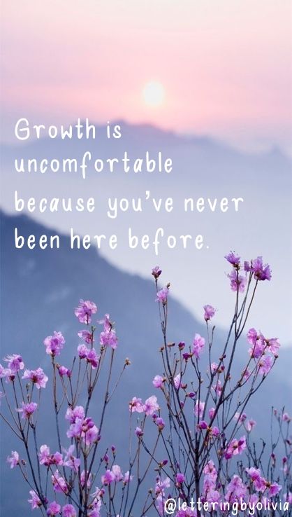 Growth is uncomfortable quote wallpaper Growth Is Uncomfortable Quotes, Growth Aesthetic Wallpaper, Quotes On Change And Growth, Wallpaper Growth, Inspirational Quotes Growth, Uncomfortable Quote, Growth Is Uncomfortable, Quotes About Growth, Growth Aesthetic