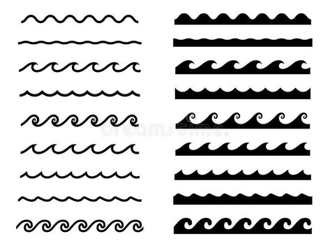 Polynesian Wave Tattoo Designs, Wave Tattoo Bracelet, Wave Tattoo Pattern, Waves Bracelet Tattoo, Maori Wave Tattoo, Waves Line Tattoo, Wave Tattoo Arm Band, Waves Band Tattoo, Wave Band Tattoo Design