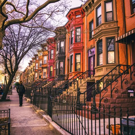 https://flic.kr/p/F2YoJJ | Sunset Park Brooklyn Brownstones | Sunset Park, Brooklyn, New York City. Beautiful colorful brownstones.    ----   I'm on Instagram!!!!  See my everyday life on Snapchat: @travelinglens  ---   View my New York City photography at my website NY Through The Lens.  View my Travel photography at my travel blog: Traveling Lens.  Interested in my work and have questions about PR and media? Check out my:  About Page | PR Page | Media Page New York Brownstone, Brooklyn Neighborhoods, Brooklyn Brownstone, Voyage New York, Row Houses, New York Aesthetic, New York Life, City Photography, Brooklyn New York