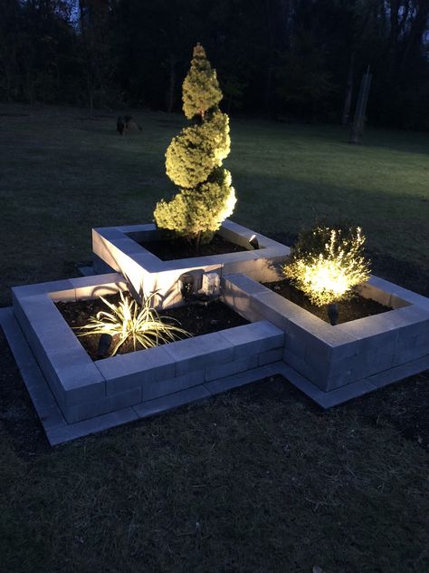 Board Formed Concrete Planter, Moderne Have, Modern Garden Landscaping, Have Inspiration, Outdoor Gardens Design, Garden Yard Ideas, Backyard Garden Design, Front Yard Garden, Apartment Garden