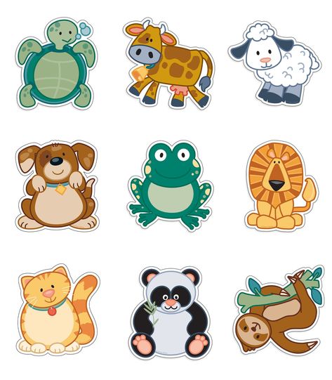 Animal Bulletin Board, Animal Classroom, Cubby Tags, Kids Nursery Art, Board Party, Area Activities, Animal Cutouts, Carson Dellosa, Locker Decorations