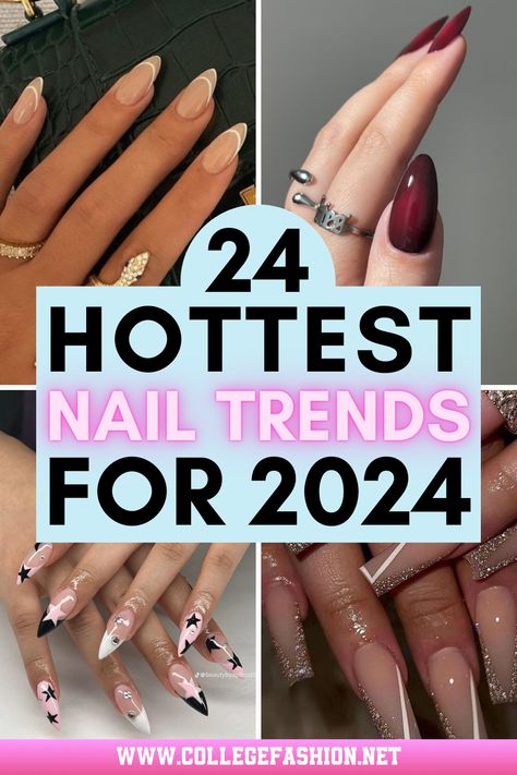 nail trends Latest Nail Designs Trends 2024, Nails Trends Fall 2024, Nail Colour Trends 2024, Nail Art Latest Designs, Latest Gel Nail Trends 2024, Nails November 2024 Trends, Nails Acrylic 2024 Trend, Best Nails 2024, On Trend Nails 2024