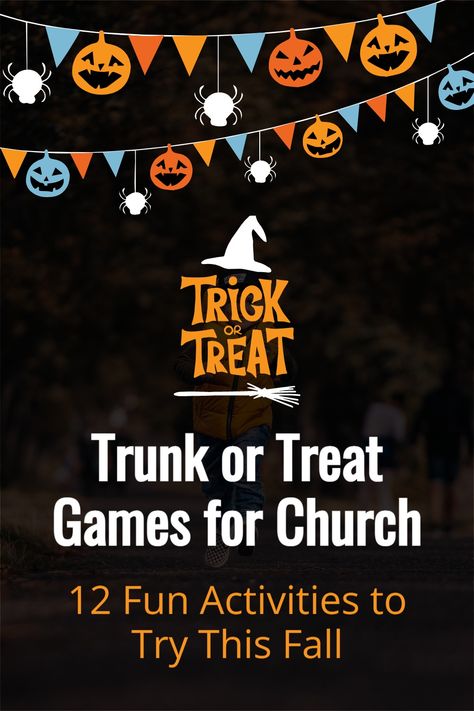 Trunk Of Treat Games, Witch Trunk Or Treat Games, Reformation Day Trunk Or Treat, Trunk Treat Games, Trunk Or Treat Ideas Activities, Trunk Or Treat Award Ideas, Carnival Games Trunk Or Treat, Halloween Ministering Lds, Fall Social Ideas