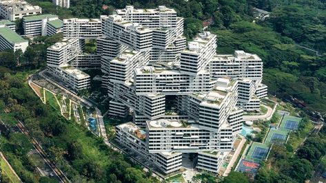 This amazing hotel complex designed by Ole Scheeren realy stood out to me because of childish building-block type formation. Luis Fernandez, Patio Grande, Hawaii Wall Art, Rem Koolhaas, Residential Complex, Futuristic Architecture, Structural Engineering, Architect Design, Apartment Building