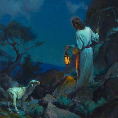 Teachings of Jesus Christ - Lost Sheep, Prodigal Son, Good Samaritan Michael Malm, Psalm 51, Images Of Christ, Pictures Of Christ, Jesus Christ Superstar, Religious Pictures, Jesus Christ Art, Art Sacre, Prophetic Art