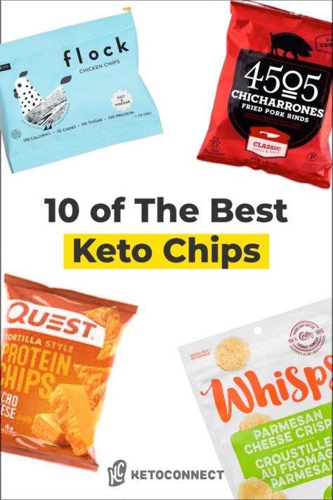 10 Best Keto Chip Options - Homemade and Store Bought - KetoConnect Keto Chips Store Bought, Healthy Chips From Store, Chip Alternative, Radish Chips, Keto Chips, Parmesan Cheese Crisps, Paleo Menu, Gi Diet, Protein Chips