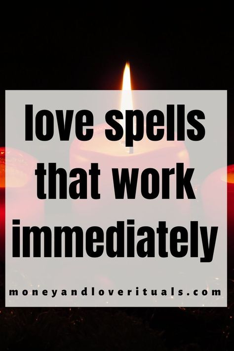 Are you looking for love spells that work like a charm? Look no further, because we've got you covered! Our collection of love spells are crafted to work immediately, helping you manifest the love life you've always dreamed of. Whether you're looking for true love, trying to rekindle an old flame, or hoping to find your soulmate, our love spells have got your back! With our powerful love spells, #lovespells #magicspells #manifestlove #findtruelove #soulmate Attraction Spells, Rekindle Love, Love Spell Chant, Free Love Spells, Easy Love Spells, Easy Spells, Attraction Spell, Find Your Soulmate, Powerful Love Spells