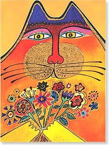 Laurel Burch Horses, Laurel Burch Art, Laurel Burch Cats, Popular Art, Laurel Burch, Cat Birthday, Birthday Greeting, Cat Sitting, Cat Painting