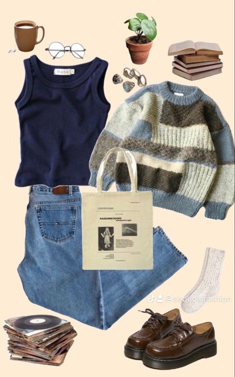 Retro Core Aesthetic Outfits, Cottage Core Outfit Inspiration, College Core Aesthetic Outfits, Lizzy Mcalpine Aesthetic Outfits, Granola Cottage Core Aesthetic, Cottagecore Aesthetic Clothing, Modest Cottage Core Outfits, Cottage Core Outfits Winter, Cottage Core School Outfits