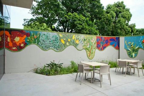 Garden Mural, Mosaic Art Projects, Mosaic Madness, Mosaic Murals, Tile Projects, Mosaic Garden, Mosaic Wall Art, Mosaic Flooring, Mosaic Projects