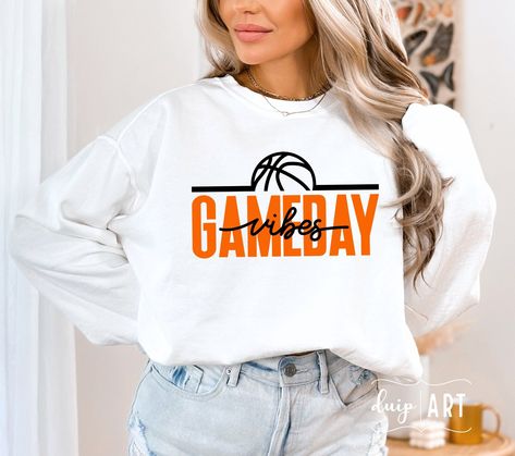 Basketball Cricut Shirts, Basketball Game Day Shirts, Basketball Mom Svg, Sports Vinyl, Game Day Svg, Svg For Shirts, Svg Sublimation, Basketball Svg, Png Cricut