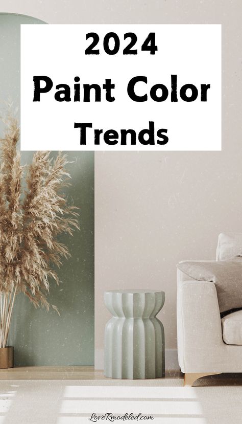 Wondering what paint colors are trending in 2024? Find out what designers are saying and what is actually being painted in real homes. Best Paint Colors For 2020, Interior Paint For Small House, 2024 Home Renovation Trends, Designer Favorite Paint Colors, 2024 Home Style Trends, Trending Sherwin Williams Colors, Color Transitions Room To Room, 2024 Home Paint Color Trends, Den Colors Paint