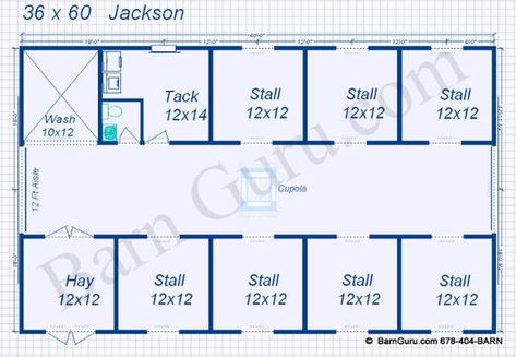 Floor Plan Horse Barn 7 Stalls Bath 6 Stall Horse Barn Plans, Equine Barns, Barn Layout, Horse Farm Ideas, Pallet Barn, Diy Horse Barn, Horse Barn Ideas Stables, Barn Plan, Horse Barn Designs