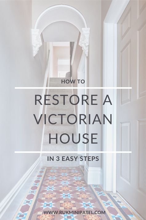 Victorian Home Before And After, Refurbished Victorian House, Victorian Renovation Interior Design, New Victorian Bedroom, Victorian House Entryway, Victorian Row House Interior, 1910 House Renovation, 1910 Victorian House, Victorian Styled Home