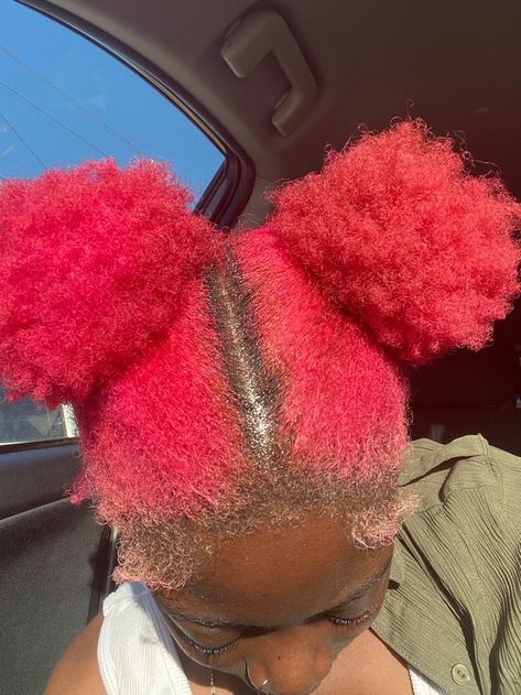 Pink 4c Hair, Pink Hair Black Women, Pink Dyed Hair, Hairstyles Ideas For Long Hair, Hair Color Summer, Pink Afro, Bubblegum Pink Hair, For Long Hair Hairstyles, Ideas For Long Hair