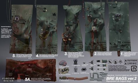 Kai Lim no X: "https://t.co/EUDAW2Qzhk Toothy's biofuel bodybags. I suggested during the making of the trailer sequence we should just turn them all into a literal carousel cape to sell the idea. Props to the animators for the meaty discharge!!! ~.~ https://t.co/oiWe0eWE8e" / X Forever Winter Concept Art, The Forever Winter Concept Art, Forever Winter Game, Forever Winter Game Concept Art, The Forever Winter, Sci Fy, Forever Winter, 2d Game Art, Super Soldier