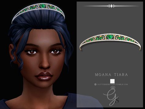 Moana Tiara | Patreon Sims Medieval, Sims 4 Tsr, Sims 4 Anime, Sims Packs, Gold Tiara, Sims Games, Sims 4 Dresses, Royal Dresses, Sims 4 Collections