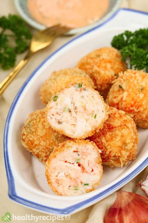 Shrimp Balls Recipe: Fun and Crispy Hors D’oeuvres Shrimp Balls Recipe Cream Cheeses, Shrimp Meatballs Recipe, Shrimp Puff Pastry Recipes, Prawn Appetizers, Seafood Meatballs, Shrimp Puffs Recipe, Voodoo Shrimp Recipe, Shrimp Balls Recipe, Appetizer Balls