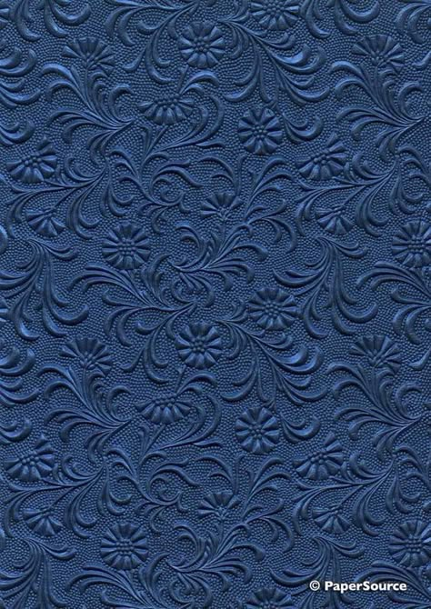 Scrapbook Background, Embossed Paper, Embossed Design, Navy Blue Background, Graphic Wallpaper, Scrap Paper, Printable Paper, Paper Background, Indigo Blue