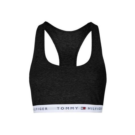 TopShop Tommy Hilfiger Bralet ($33) ❤ liked on Polyvore featuring black Tommy Hilfiger Bra, Topshop Outfit, Tommy Hilfiger Women, Bra Set, Bra Lingerie, Creative Fashion, Women's Leggings, Bralette, Tommy Hilfiger