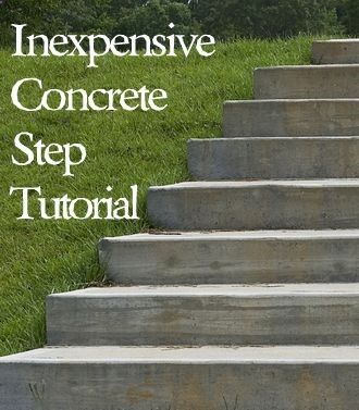 This is a great way to save a ton of money on what would otherwise be very expensive steps - Tutorial Diy Steps, Outdoor Steps, Garden Steps, Concrete Steps, Diy Concrete, Casa Exterior, Concrete Projects, Backyard Projects, Concrete Diy