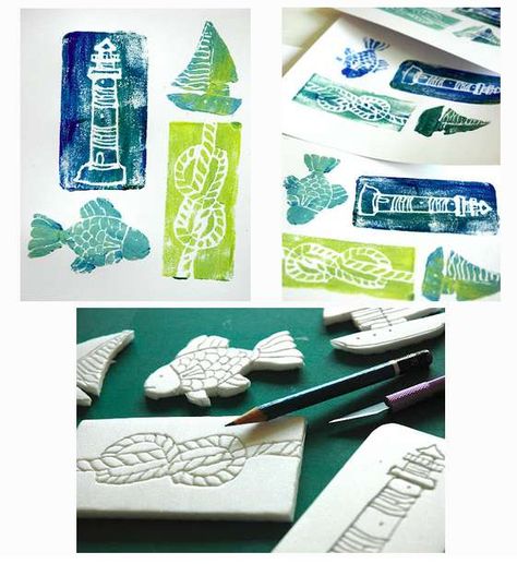 Styrofoam Stamps Diy, Diy Stamps For Kids, Styrofoam Block Printing, How To Make Stamps, Styrofoam Stamps, Styrofoam Crafts Diy, Cardboard Stamps, Styrofoam Prints, Postage Stamps Diy