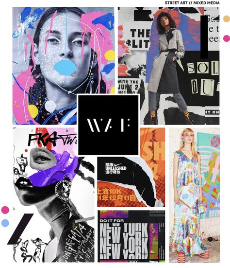 Street Art Mood Board, Graffiti Clothing, Street Magazine, Magazine Man, Street Style Aesthetic, Art Mixed Media, Fashion Mood Board, Pop Art Painting, 2020 Trends