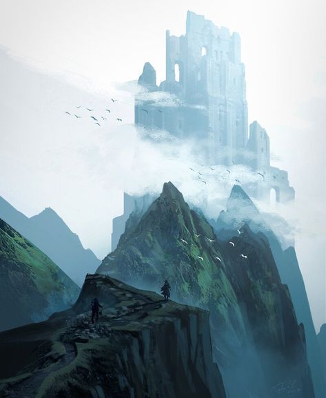 ArtStation - Over the top : AC Valhalla , Raphael Lacoste Valhalla Concept Art, Raphael Lacoste, Valhalla Art, Ac Valhalla, Roman Ruins, Assassin's Creed Valhalla, Landscape Concept, Picasso Art, Snowdonia