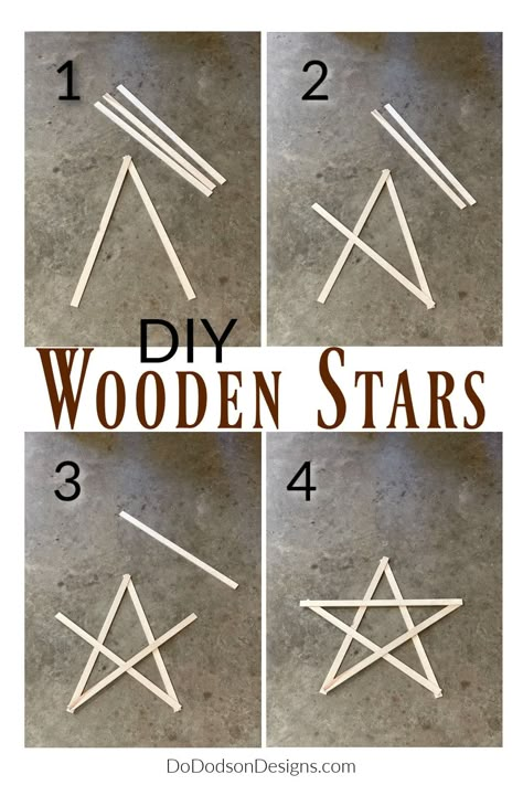 Stars Wooden Diy, Star Made From Sticks, Star Out Of Sticks, Stars Made From Sticks, Rustic Stars Wood, Large Wooden Star Diy, Christmas Wooden Star, Shiplap Craft Ideas, Paintstick Projects Christmas